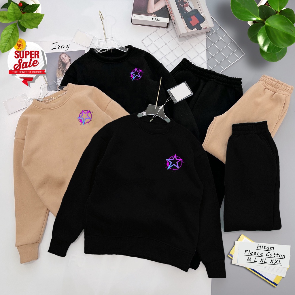 🅳🅵 Sweater Stars in The Sky | Sweter Pria &amp; Wanita | Dhea Fashion