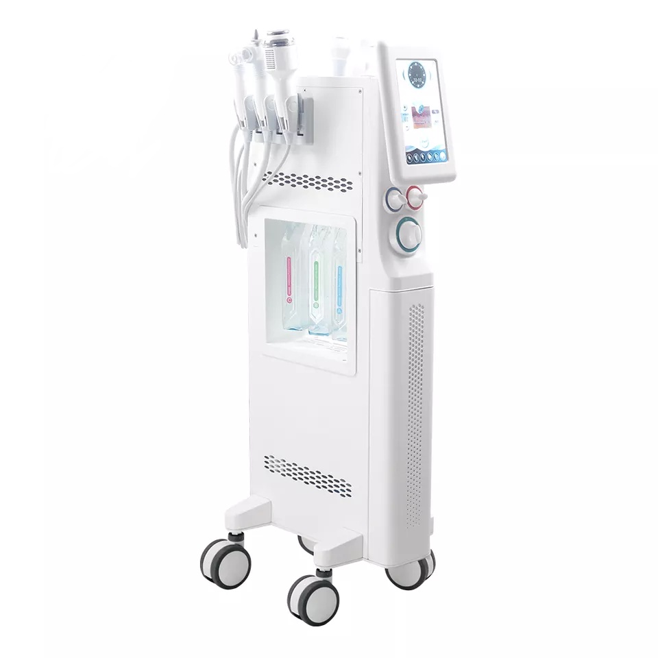 Hydra diamond microdermabrasion facial machine Ashe Super Bubble 6in1 for salon and clinic