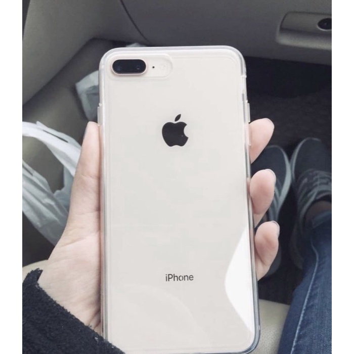 hp iphone 8plus bekas warna silver ram 64gb