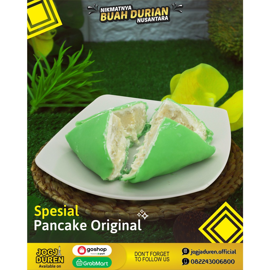 

Pancake Original Isi Daging Durian Asli