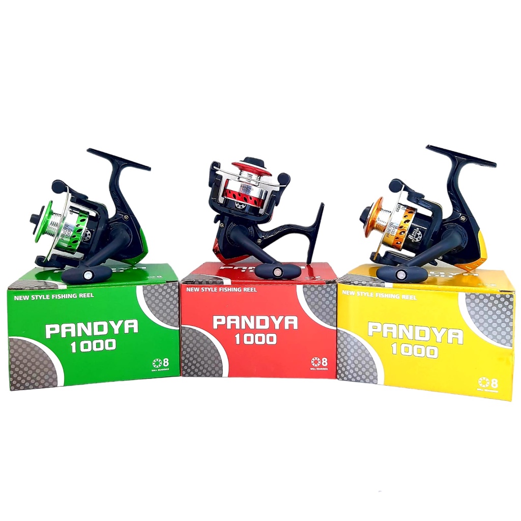 Reel Pancing PANDYA 1000 8BB SPOOL BESI FREE SENAR PIONER PESONA PANCING