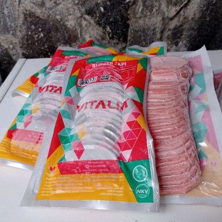 

MOOJOK-Vitalia Burger Sapi Smoke Beef 280Gr & 250Gr Smoked Daging Sapi Asap Murah Enak