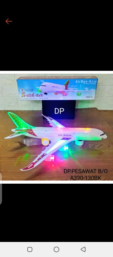 Mainan Anak Pesawat Batik Air B/o 330-130