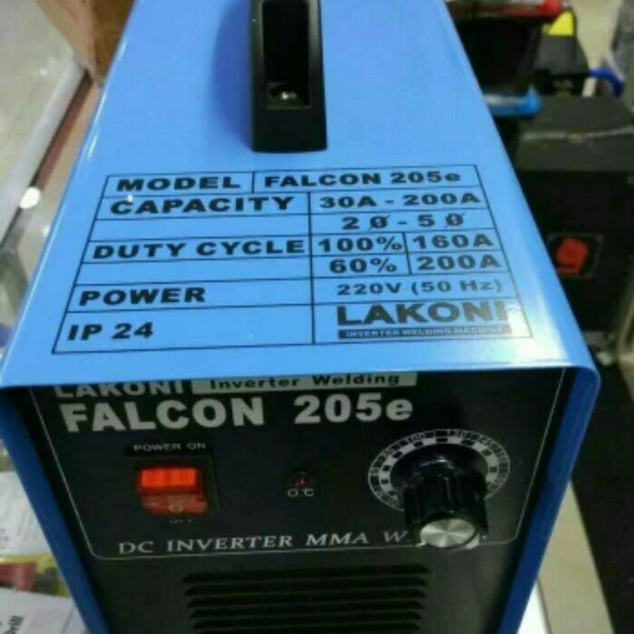 Mesin Las - Travo Las Inverter Welding 200 A LAKONI FALCON 205e