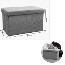 Storage Box Bentuk Sofa otoman sofa kotak Penyimpanan Barang 50x30x30