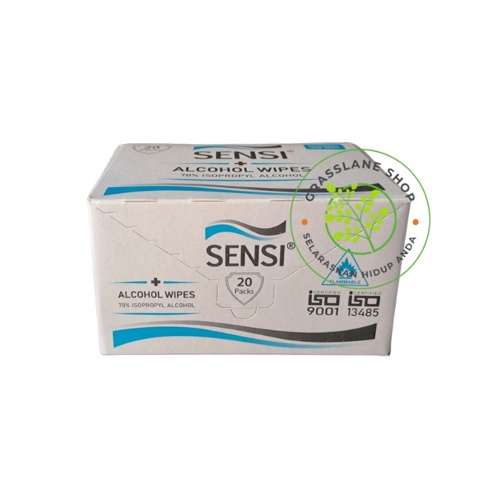 Alcohol Wipes Sensi Antiseptic Wipe Tisu Alkohol isi 20