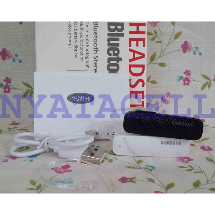 NEW HANDSFREE BLUETOOTH SAMSUNG HEADSET/EARPHONE ORIGINAL 99% - HITAM MILENIA