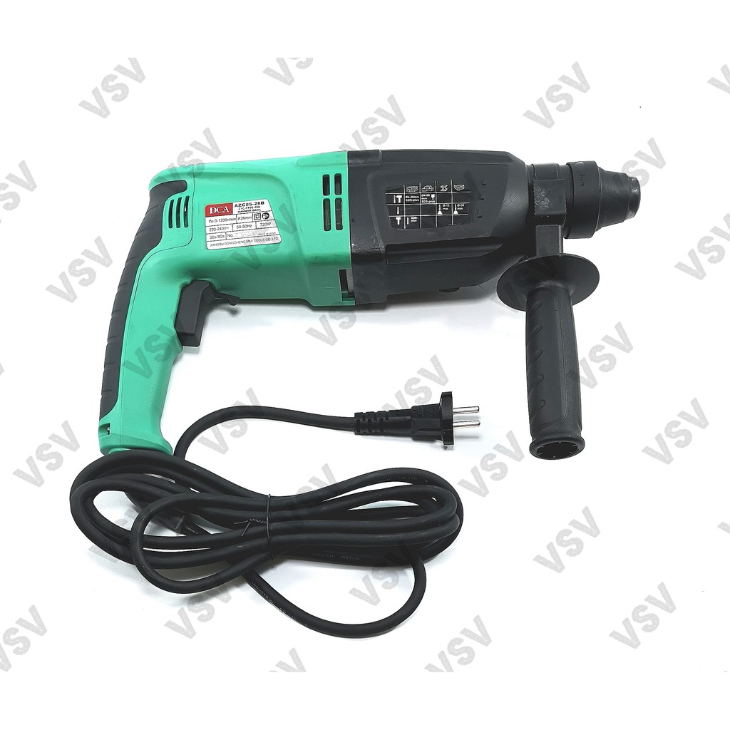 DCA Mesin Bor Bobok 26mm AZC05-26B Hammer Drill Demolition 3mode