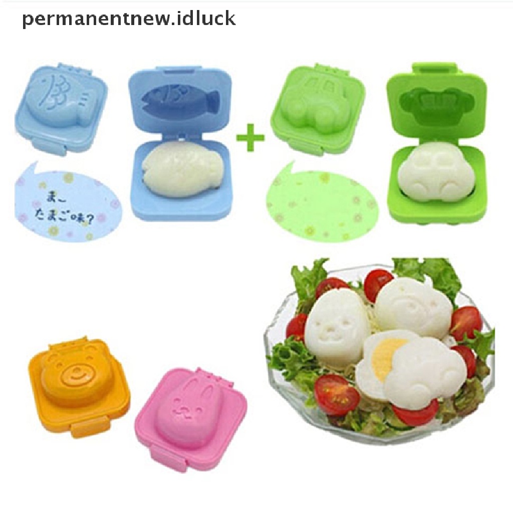 Cetakan Pembuat Telur Rebus Sushi DIY Desain Kartun Untuk Dapur