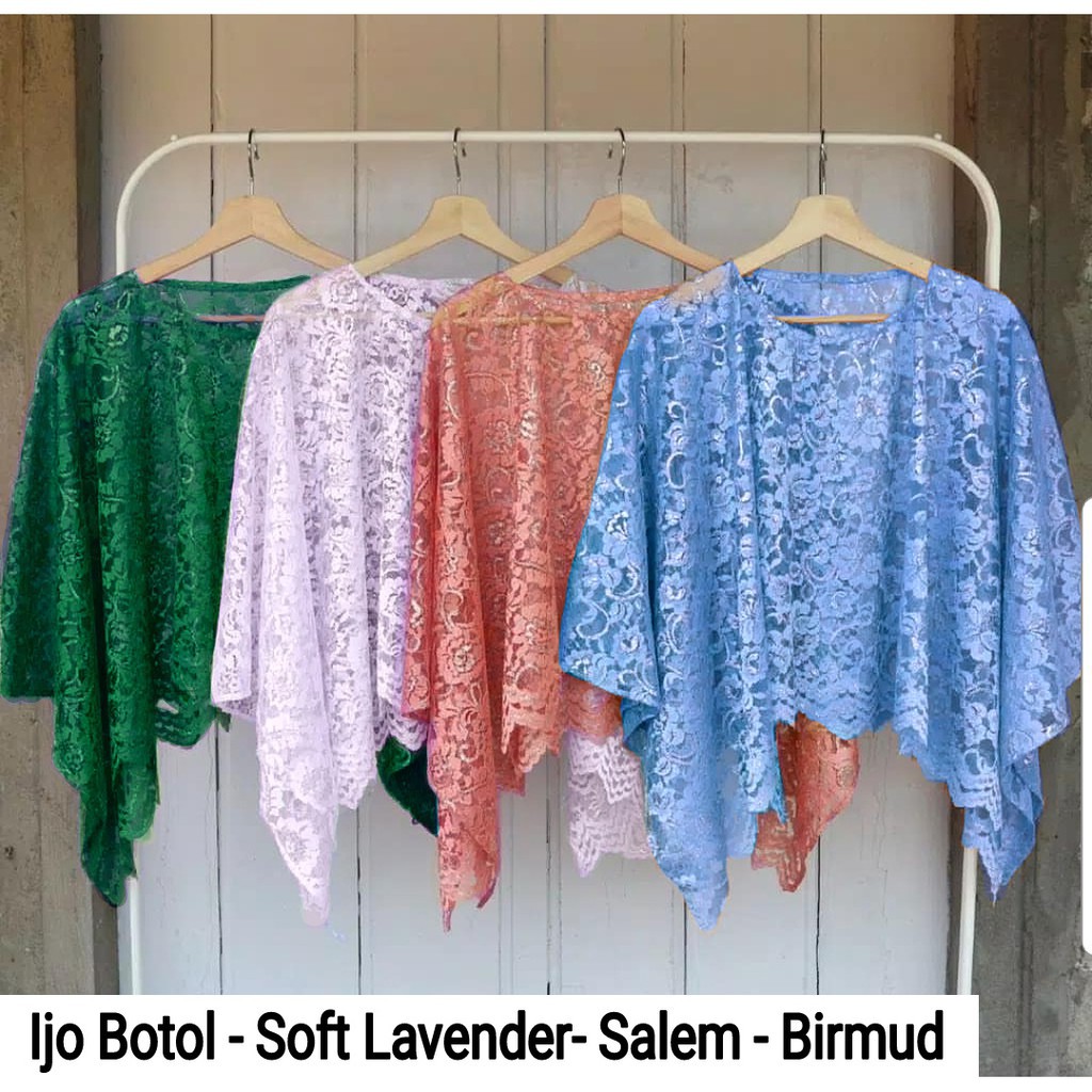 SUPER PROMO               Cape outer brokat polos