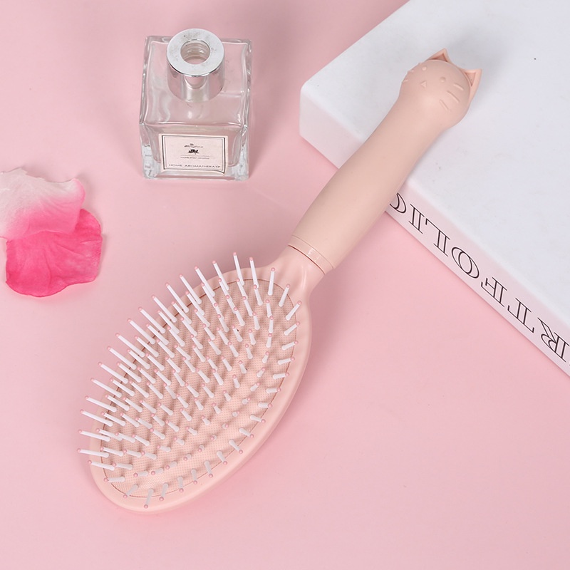 MAANGE Sisir Rambut Bantal Sisir Rambut Sisir Kulit Sisir Sisir Sisir Tulang rusuk Plastik Kantong Rambut Anti 0250