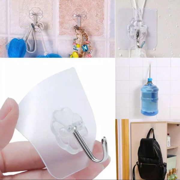 Semesta~ MAGIC HOOK TAPE Gantungan Tempel Di Dinding Cantolan Serbaguna Kamar Dapur Baju Peralatan M