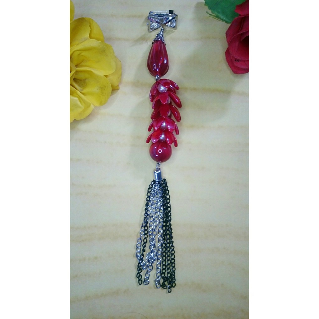 Bros Dagu Juntai Panjang Aksesoris Hijab