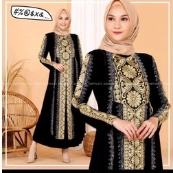 Gamis Abaya Turkey / Gamis Abaya Arab/ Gamis abaya Hitam maxxi dress Jersey super mix ceruti mote