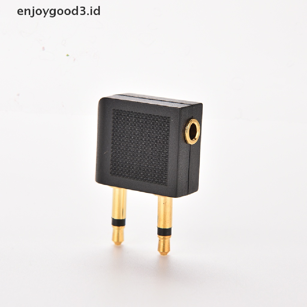 (Rready Stock) Adaptor Splitter Jack Audio 3.5mm Stereo AUX 2 Male Ke 1 Female F 107 (ID)