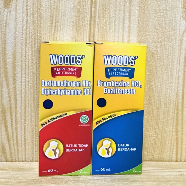 WOODS PEPERMINT ANTITUSSIVE 60 ML| Batuk Kering| WOODS PEPPERMINT EXPECTORANT 60 ML| Batuk Berdahak