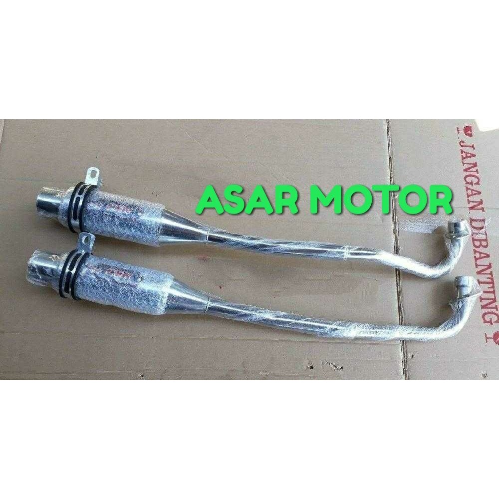 Knalpot Racing Vega Lama - Vega R New CSR Chrome