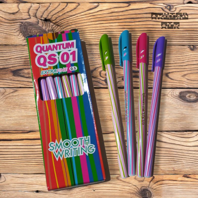 

Pulpen / Bolpen Quantum Qs 01 0.5 (12Pcs) Bolpen Murah