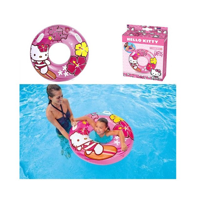 Intex 58269 Pelampung Hello Kitty / HelloKitty Tube with Handle 97cm Makassar