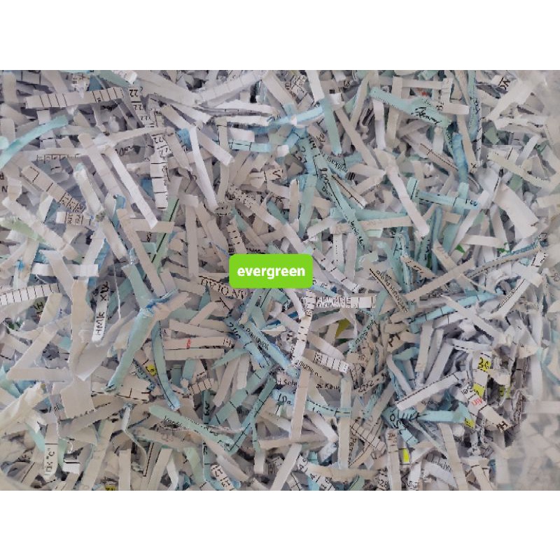 

KERTAS BEKAS SERUT kertas CACAH Kertas Serut Kertas Potong