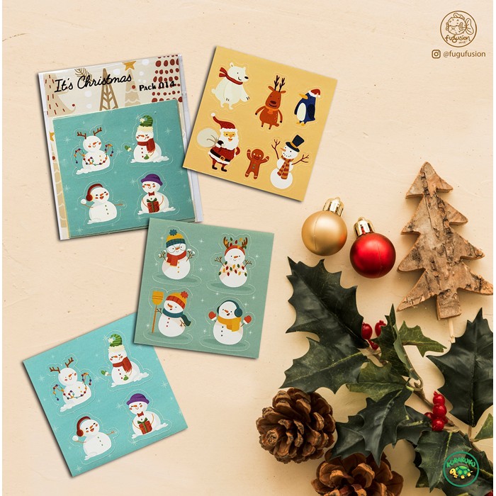 

Sticker / Stiker Deco Aesthetic Pack It’s Christmas 014 Utk Scrapbook, Buku, Diary, Journal, dll