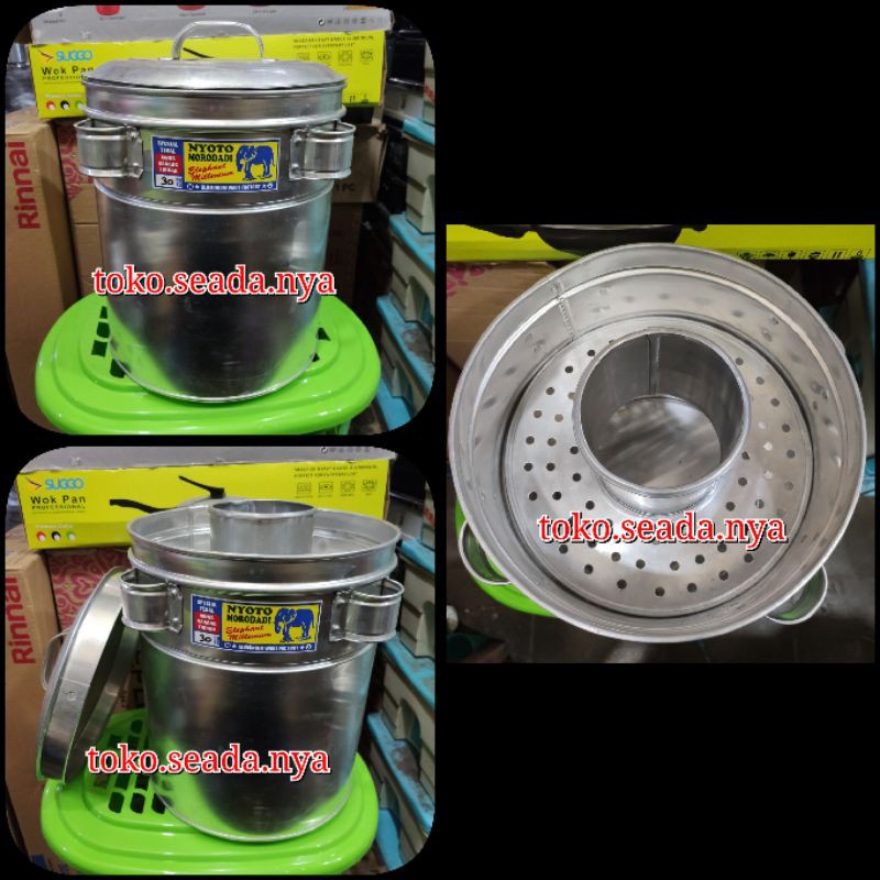 DANDANG NYOTO MORODADI BAKSO/PENTOL ALUMUNIUM 28,30,32,34,36CM/panci bakso/panci pentol/panci pentol