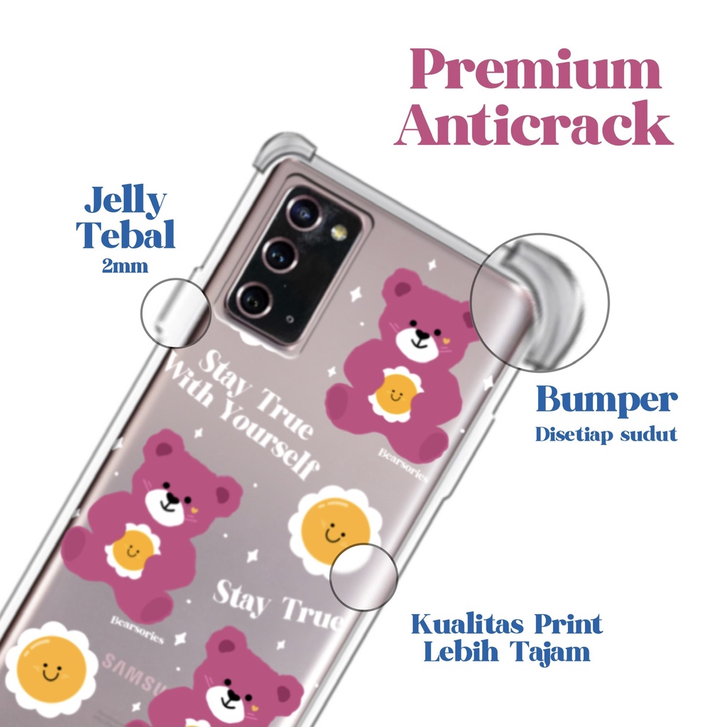 Casing HP Anticrack ios Stay True With Yourself