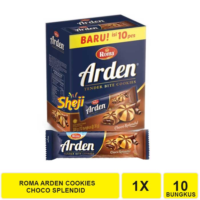 ROMA ARDEN COOKIES 1 BOX ISI 10 BUNGKUS