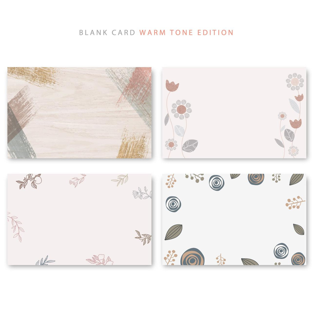 

KARTU UCAPAN 2PCS - BLANK CARD - GREETING CARD - TAG KADO