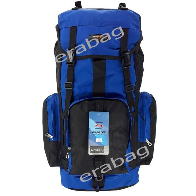 Sportex Tas Gunung Tas Keril Tas Carrier Tas Camping Tas Hiking 60 liter 04w4 Abu kombinasi