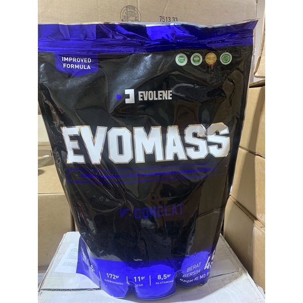 Evolene EvoMass 10 Lbs 4.5 kg Evo Mass Gainer 10Lbs 4,5kg BPOM