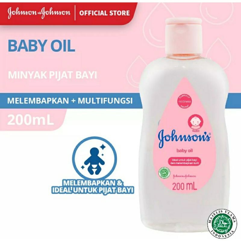 Johnson's Baby Oil 125mL l 200 mL