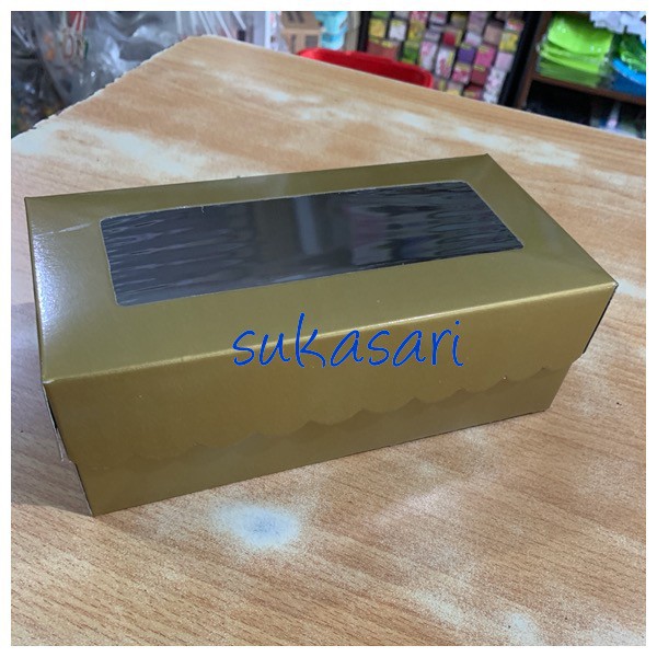 

Dus Cake gold 10x20x7 / packaging box kue cake box snack dus kue