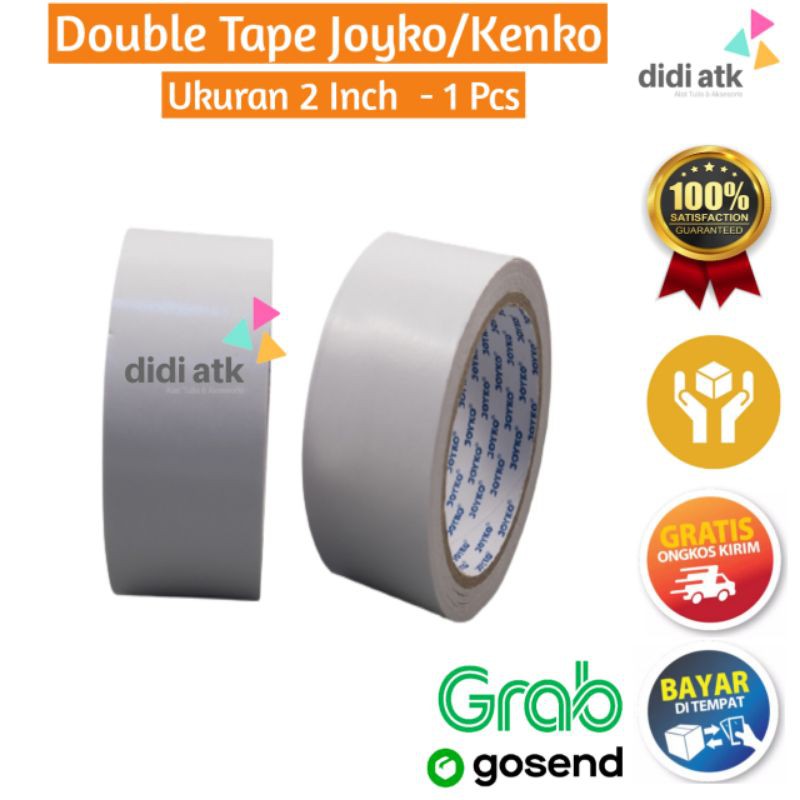 

Double Tape Joyko 48mm x 15 Yard / Double Sided Tape Perekat 2 Sisi 2 Inch