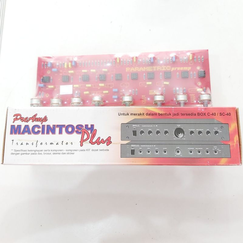 KIT PARAMETRIK PRE AMP MACHINTOS PLUS BGR BELL C40