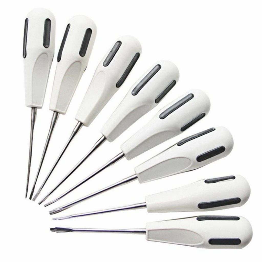 Dental bein luxator set / alat cabut gigi dewasa anak