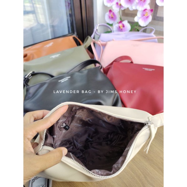 LAVENDER BAG JIMSHONEY TAS KULIAH HARIAN DAILY MUAT BINDER