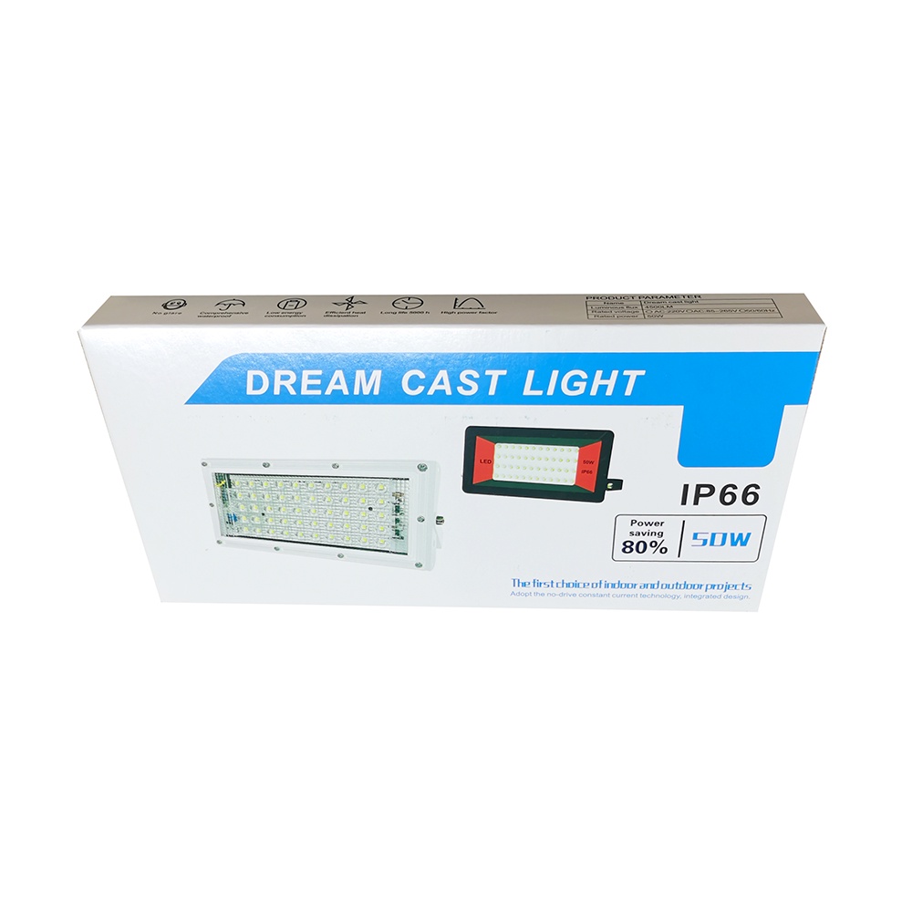 Lampu Sorot Flood Light Waterproof 4500 Lumens 50W 6500K - Black