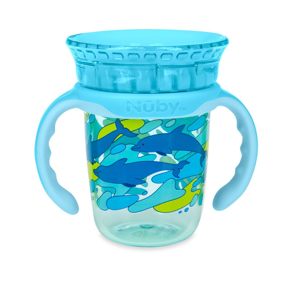 Nuby Tritan Smart Cup 240ML - Botol Minum Anak 12m+