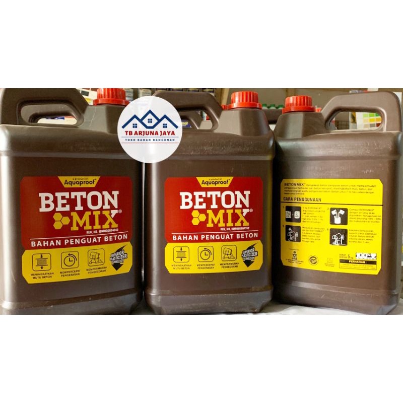 BETONMIX 1 KG / 1 Liter Obat Cor Pengeras Beton Berkualitas | Obat Cor Keluaran Aquaproof