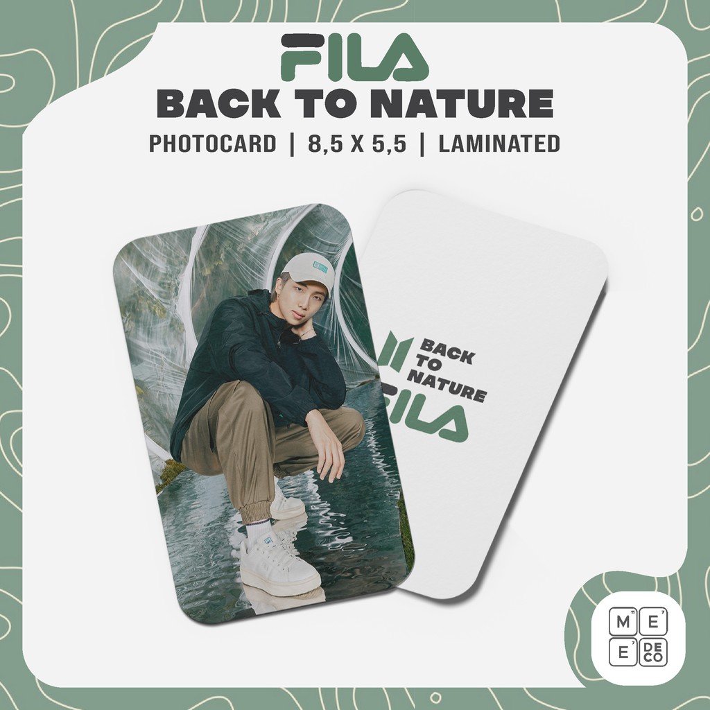 BTS Photocard FILA BACK TO NATURE 1PC 400gr