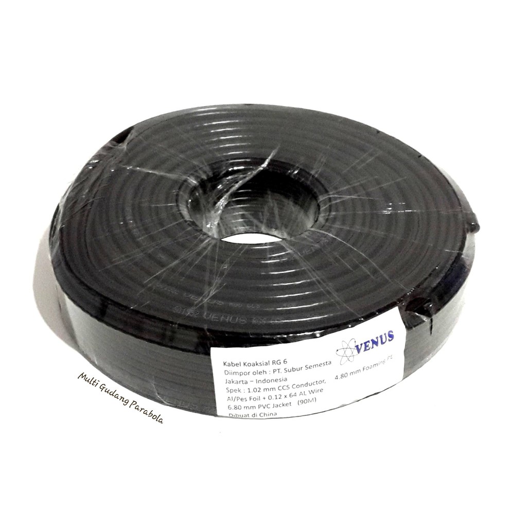 Kabel Venus RG6 High Quality 100 yard 90M