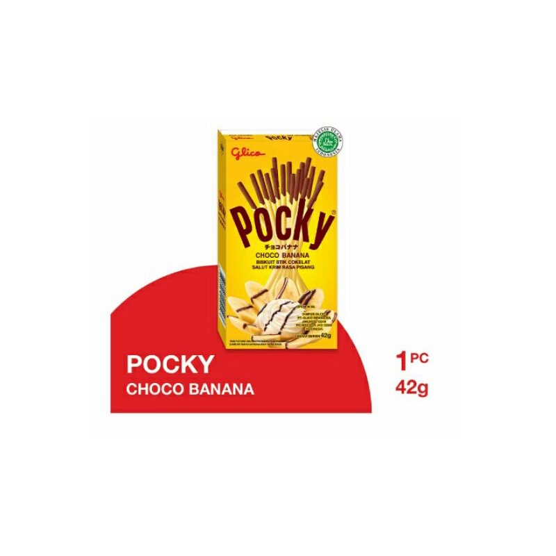 Glico Biscuit Pocky Choco Banana 42G