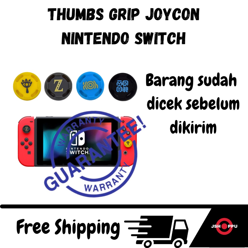 Nintendo Switch Joycon Thumb Grip Cover Analog Silikon Cap Fosmon Analog Cover Thumbs Grips