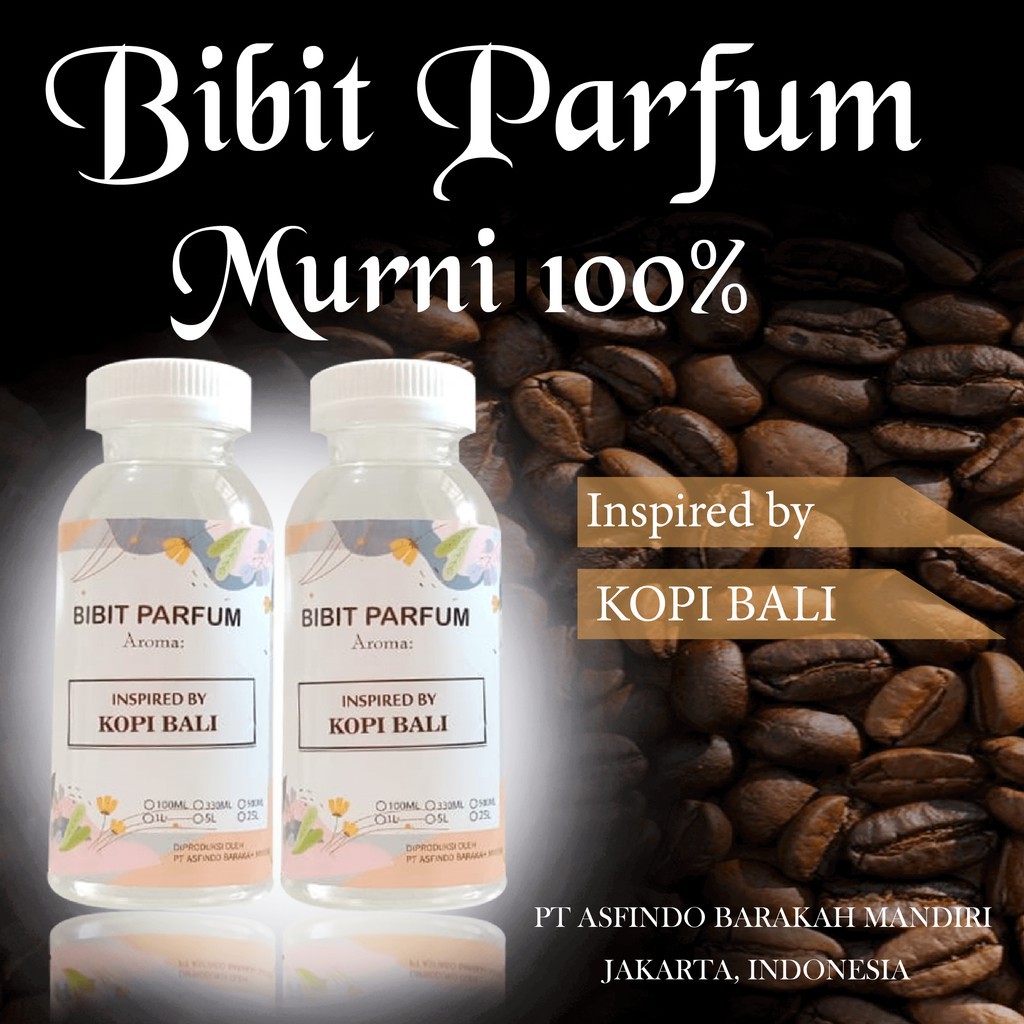 Bibit Parfum Body Sparay Kopi Bali (Black Coffee) -100ml