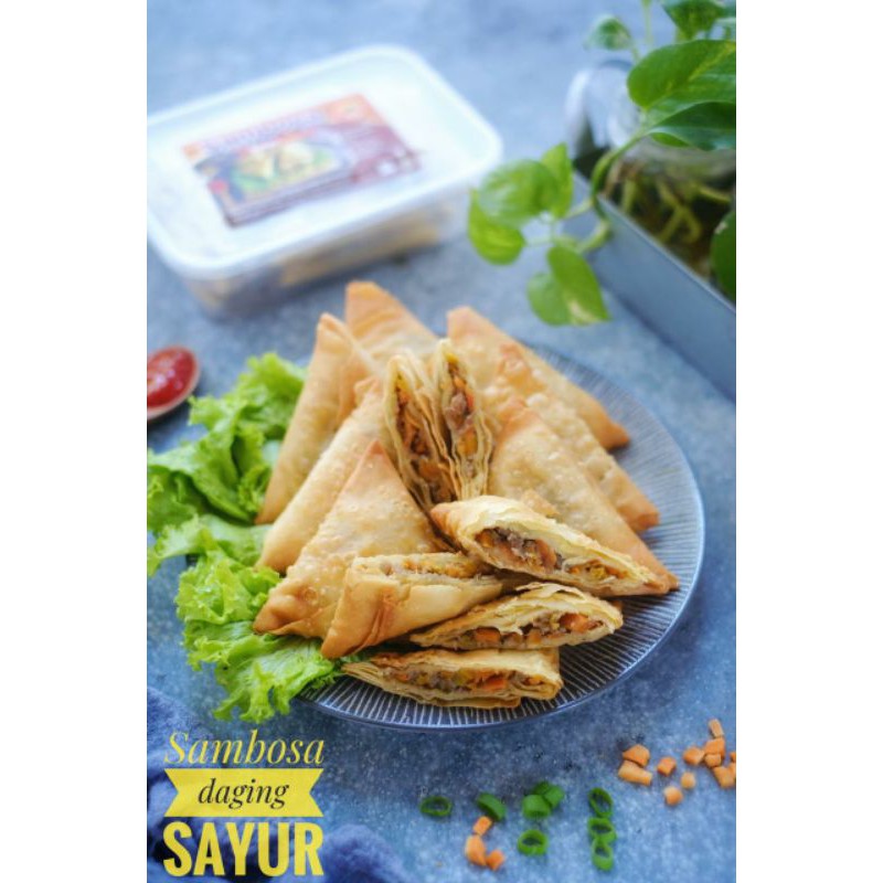 

FROZEN SAMBOSA/SAMOSA DAGING SAYUR ISI 10/PACK