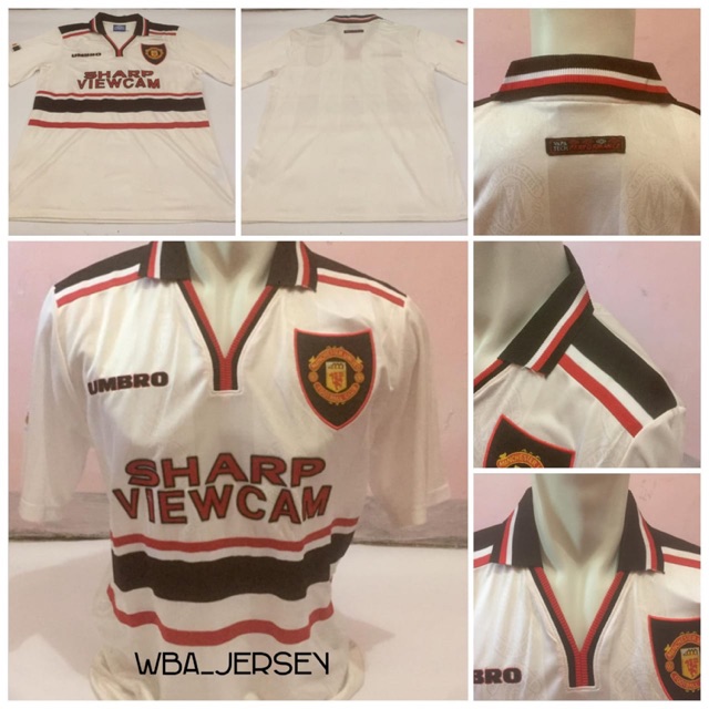 Jersey Manchester United retro away 1996 1997 1998