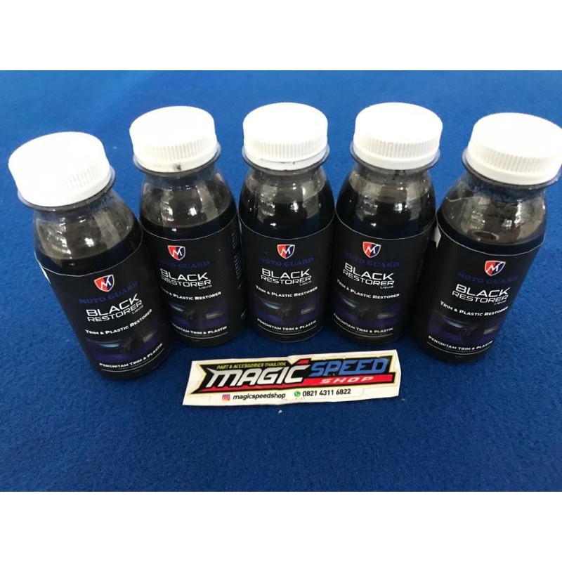 moto guard black restore/penghitam plastik (body kasar) 100ml