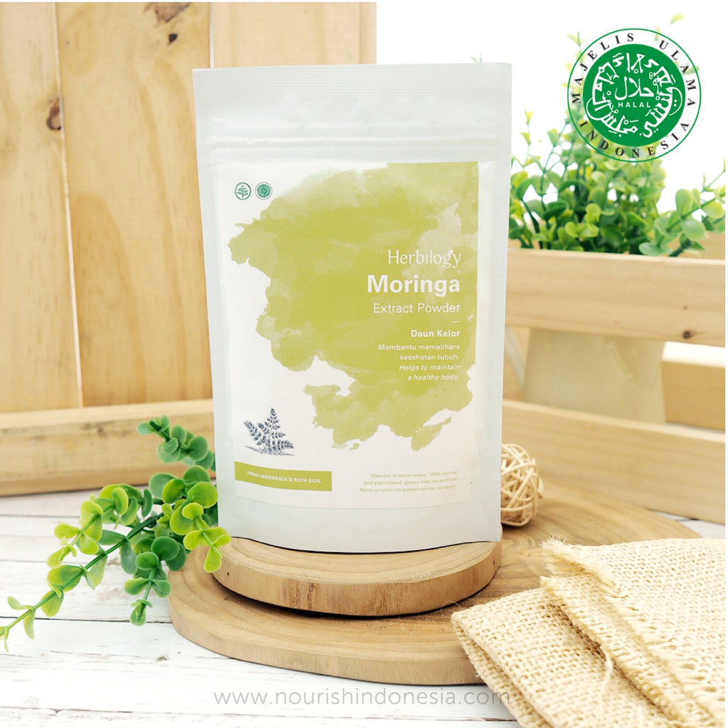 Herbilogy, Moringa Extract Powder 100gr