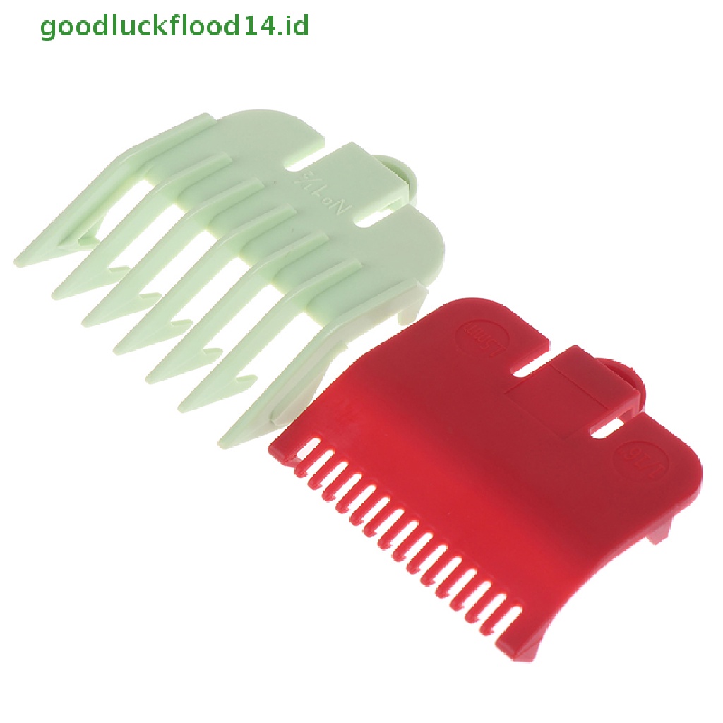 (GOOGFOUR) 2pcs / Set Sisir Panduan Pengganti Untuk Alat Cukur Rambut